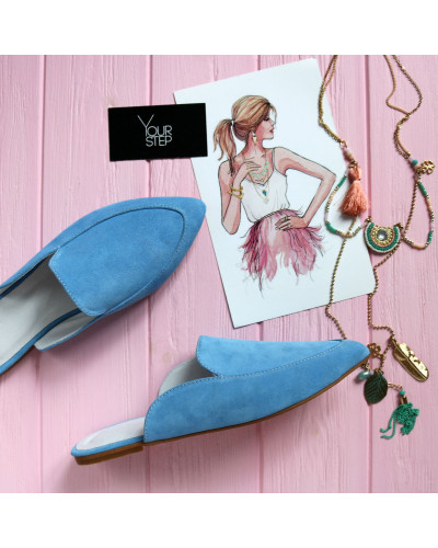 Мюлі блакитного кольору Арт. 17-9