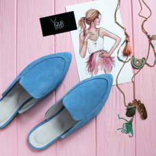 Мюлі блакитного кольору Арт. 17-9