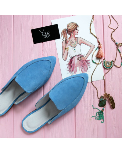 Мюлі блакитного кольору Арт. 17-9