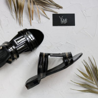 Чорні лакові в'єтнамки Арт. 10-33/33