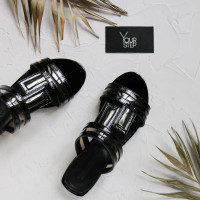 Чорні лакові в'єтнамки Арт. 10-33/33