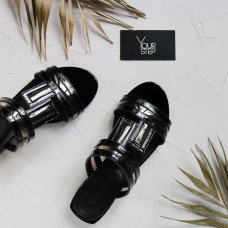 Чорні лакові в'єтнамки Арт. 10-33/33