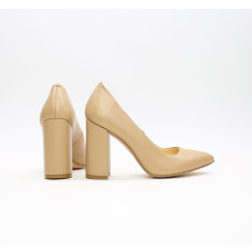 Туфлі-човники з карамельної шкіри Арт. 35-1/44Ок