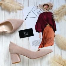 Туфлі-човники з замші Арт. 657-2/47Ок