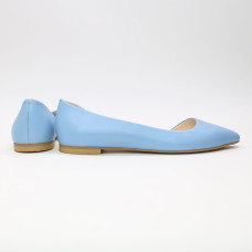 Балетки блакитного кольору з гострим носом Арт.: 17-4