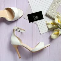 Босоніжки з білої шкіри Арт. 95-11/35