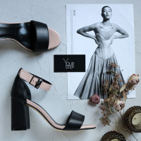 Шкіряні босоніжки на підборах Арт. 853-3/48Ок