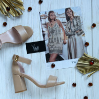 Босоніжки з карамельної шкіри на підборах Арт. 853-3/48Ок