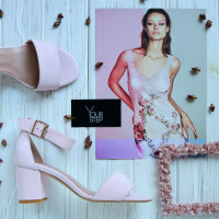 Босоніжки з рожевого велюру Арт.: 615-3Ок