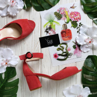 Босоніжки з замші Арт. 605-5/45Ок