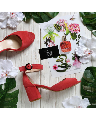 Босоніжки з замші Арт. 605-5/45Ок