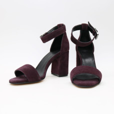 Замшеві босоніжки на підборах Арт. 853-3/48Ок