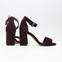 Замшеві босоніжки на підборах Арт. 853-3/48Ок