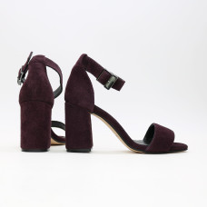 Замшеві босоніжки на підборах Арт. 853-3/48Ок