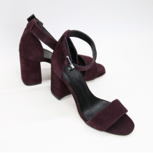 Замшеві босоніжки на підборах Арт. 853-3/48Ок