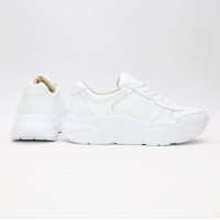 Білі кросівки з натуральної шкіри Арт. Т-3/21913