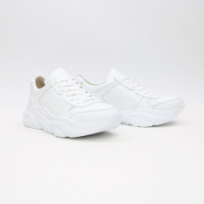 Білі кросівки з натуральної шкіри Арт. Т-3/21913