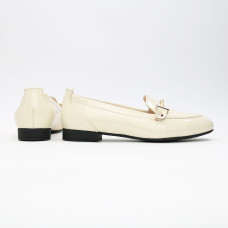 Бежеві лакові лофери Арт. 156-1Hill-2578