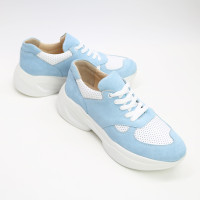 Кросівки з блакитної замші Арт. 15-2/176