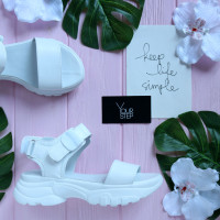 Сандалі з білої шкіри Арт. 10-31/193