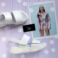 Сандалі з білої шкіри Арт. 10-35/197