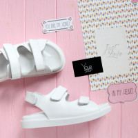 Сандалі з білої шкіри Арт. 10-38/21067