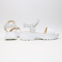 Сандалі білого кольору на липучках Арт. 10-24/193