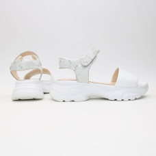 Сандалі білого кольору на липучках Арт. 10-24/193