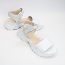 Сандалі білого кольору на липучках Арт. 10-24/193