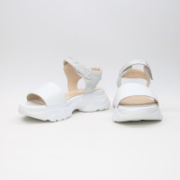 Сандалі білого кольору на липучках Арт. 10-24/193