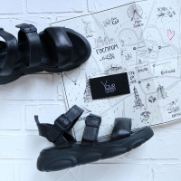 Сандалі з чорної шкіри Арт. 10-36/197