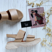 Сандалі з карамельної шкіри Арт. 10-35/193