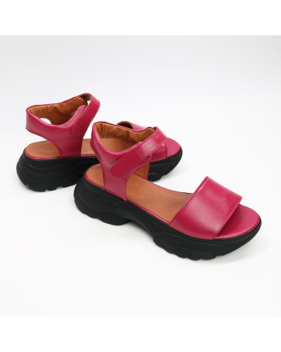 Шкіряні сандалі на липучках Арт. 10-24/193