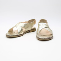 Сандали из кожи цвета золото Арт. 10-17Lib