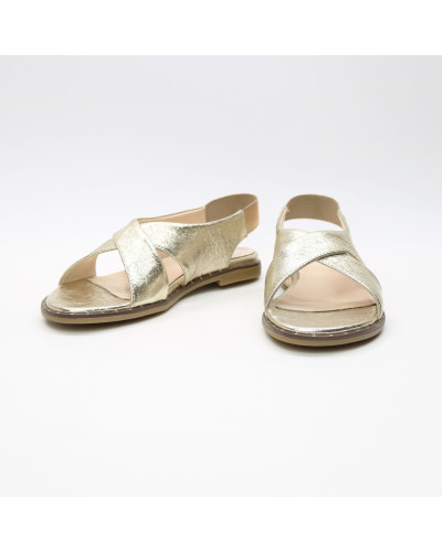 Сандали из кожи цвета золото Арт. 10-17Lib