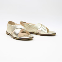 Сандали из кожи цвета золото Арт. 10-17Lib