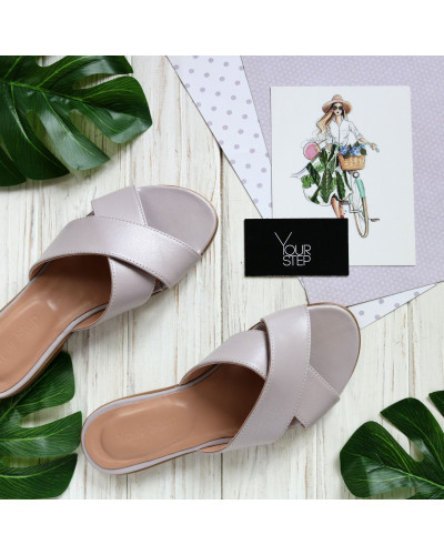 Шльопанці з натуральної шкіри Арт. 10-19/112