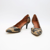 Туфлі-човники зі шкіри з принтом Арт. 657-2/36