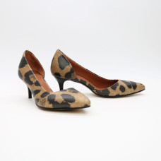 Туфлі-човники зі шкіри з принтом Арт. 657-2/36