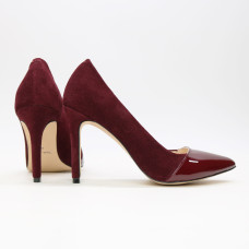 Туфлі-човники кольору бордо Арт. 35-9Os/60Ок