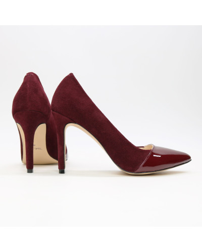 Туфлі-човники кольору бордо Арт. 35-9Os/60Ок