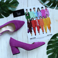 Туфлі-човники кольору фуксія Арт. 657-2/47Ок