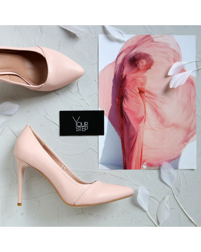 Туфлі-човники кольору пудра Арт. 35-9Os