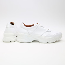 Кросівки із білої шкіри Арт. Kr-4/188