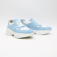 Кросівки з блакитної замші Арт. 15-2/176