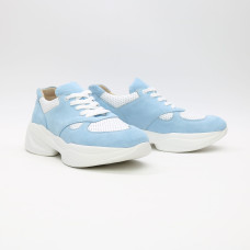Кросівки з блакитної замші Арт. 15-2/176
