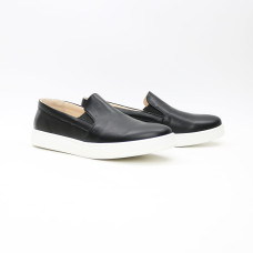 Мокасини із чорної шкіри Арт. Em-3