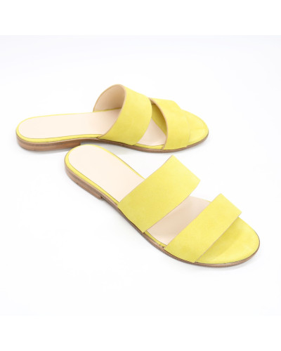Шльопанці жовтого кольору Арт. 10-7