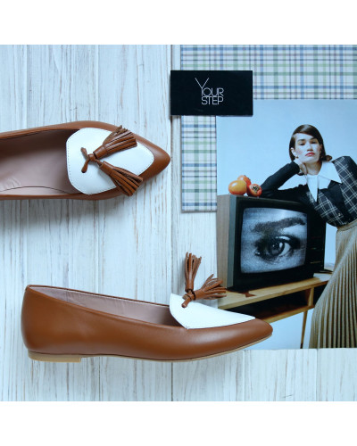 Балетки рудого кольору Арт. 17-7К