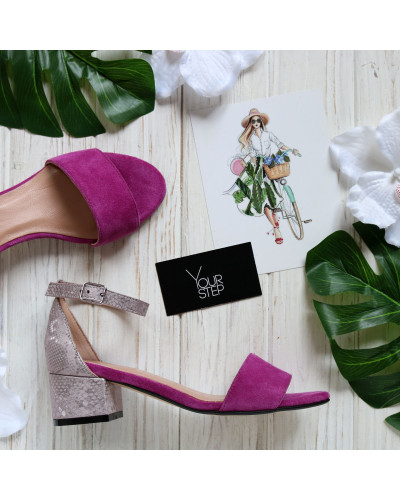 Босоніжки на підборах Арт.: 615-3/415-32Ок